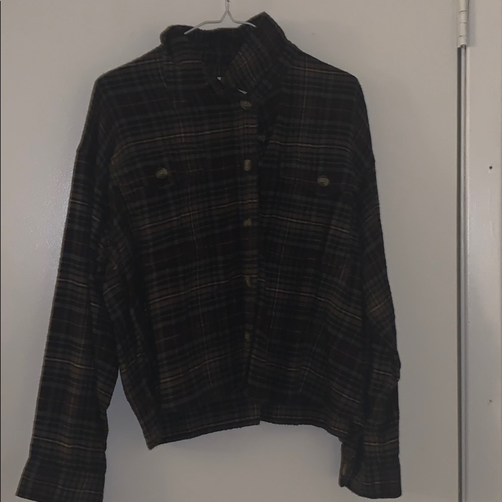 Cropped flannel